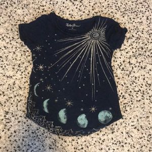 RARE vintage Lucky Brand sun moon and stars tee